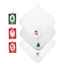 3Stk. Weihnachten Handtücher Für Küche Bad Feiertagsdekoration