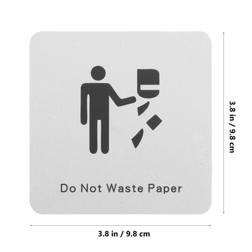 Schild Bitte Papier Sparen Für Außen Bereich 1