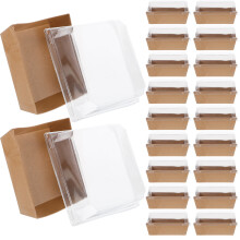 50Stück Sandwich Verpackungsbox Aus Papier Mit Deckel