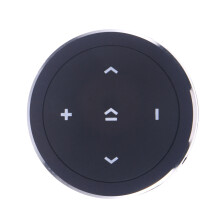 Car Mounted Music Receiver Media Player Controller Button (Schwarz)