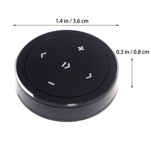 Car Mounted Music Receiver Media Player Controller Button (Schwarz) 1