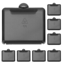 Square Pillenbox 8Stk Transparent Kunststoff Für Handtasche