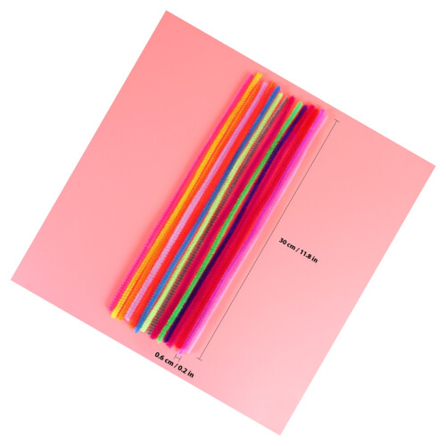 150 Jumbo Chenille Drähte Bastelstäbchen Für DIY 1