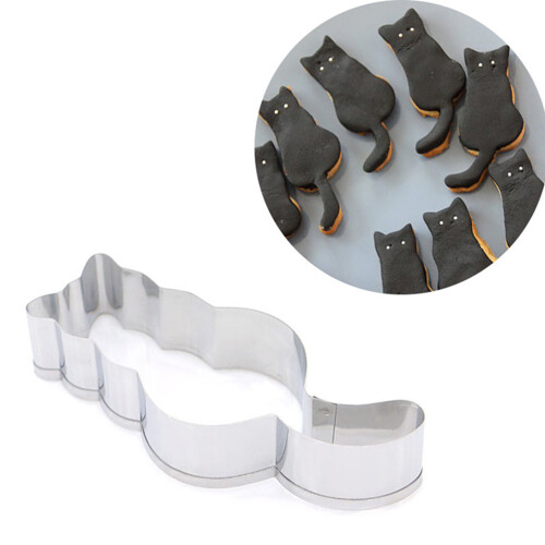 5Stk Ausstechform Katzendesign Für (Silber) 2