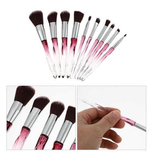 1Set Praktische Make-up- Mit Eimer, Rouge- Und Lidschattenpinsel 2