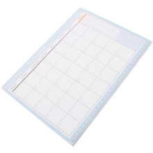 Monatlicher Planer Kalender Agenda Notizbuch Mit Dekorativem Grün