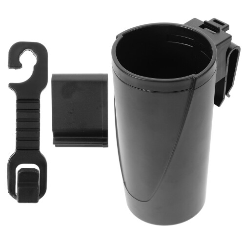 Zwarte Auto Prullenbak Plastic Hangend Stijlvol Autoaccessoire 1