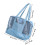 Beach Tote Mit Nass Blumenmuster Himmelblau 3