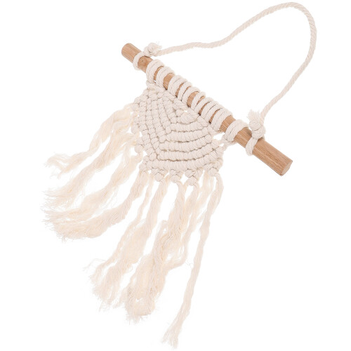 Weaving Quaste Anhänger Wanddekoration Blattförmig 2