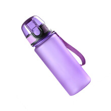 400Ml Kunststoff Wasserflasche Tragbar Rutschfest Für Yoga