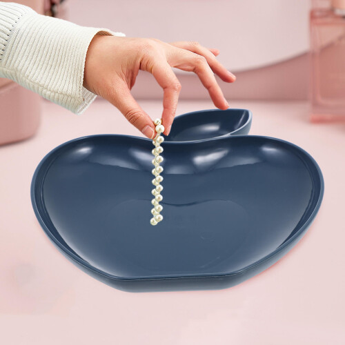 Apfelförmiges Dip Tablett Snack Servierplatte Servierbrett 1