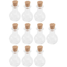 10St Korkverschluss Glasflasche Für Und Wunschkarten
