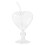 1 Set Herzförmiges Cocktailglas Mit 4