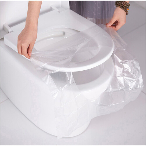 10 Packungen Transparente WC Matte Rutschfest 2