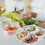Geteilter Essensbehälter Aus Für Lunch Und Snacks 4