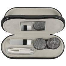 1 Set Ledergleitschutzbox Für Brillengläser Organizer