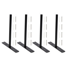 4 Sets Wandregal Halterung Verdeckte Regalstütze Regal T-Form