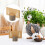 1 Set Rustikale Holz Platzkartenhalter Tischnummernhalter Memo Halter 8