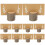 1 Set Rustikale Holz Platzkartenhalter Tischnummernhalter Memo Halter 6