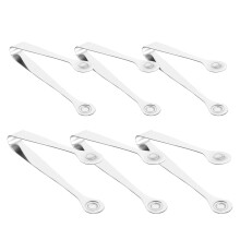6 Schneckenzange Servierzange Handtuchzange