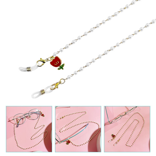 Halterungsschlaufe Für Lesebrille Mit Blumenmuster 2