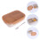 1 Set Geteilter Mittagsbox Aus Kunststoff Mit Gabel 4