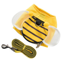 1 Set Pet Weste Mit Zugleine, Hundeweste Und Leine (Gelb, Größe L)