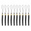 10Pièces Pompons Noirs Multi-Usage Pour Cérémonie Et Cadeaux 9