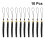 10Pièces Pompons Noirs Multi-Usage Pour Cérémonie Et Cadeaux 10