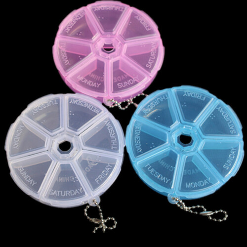 7-Tage-Pillendose Transparent Für Medikamente Organizer 2