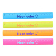 4Stk 18Cm Silikagel Faltbares Lineal Armband Für Kinder Schulbedarf