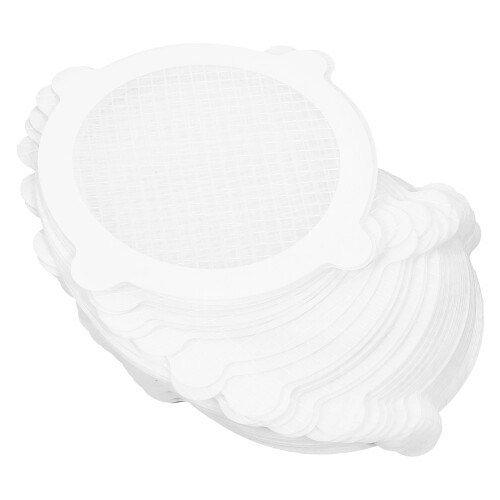 50Stk Duschbodenfilter Aufkleber Einweg Ablauf Filter Haarstopper 1