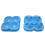 4-Hohle Diamantform 3D Eiswürfelform Silikonform 8