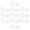 30Stk Durchsichtige Messbecher 100Ml Labor Messzylinder 9