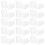 30Stk Durchsichtige Messbecher 100Ml Labor Messzylinder 3
