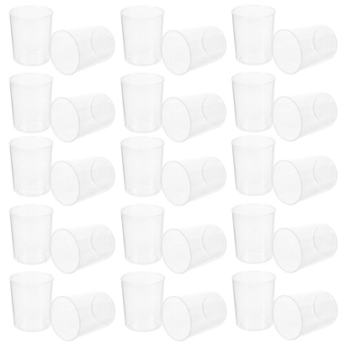 30Stk Durchsichtige Messbecher 100Ml Labor Messzylinder 2