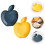 2Stk Apfelförmige Snacktabletts Wiederverwendbare Lebensmitteltabletts 4