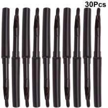 30St Mini Einweg-Lippenpinsel Kleine Größe Kosmetikpinsel (Schwarz)