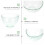 1Pc Durable Transparent Rubber Bowl Mixing Tool for Clinic 11