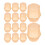 50Stk Papier Hot Dog Schalen Einweg Snack Container 1