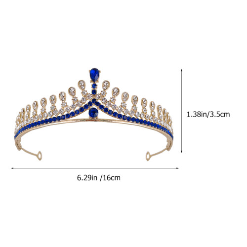 Hochzeitsbraut Krone Strasskrone Brautkrone Haarschmuck 2