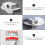 1Wall Hanging Storage Shelf Voor Projector Wit Stevig En 10