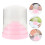 Pink Nail Drill Bits Holder Plastic Case for Salon Tools 9