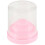 Pink Nail Drill Bits Holder Plastic Case for Salon Tools 8