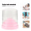 Pink Nail Drill Bits Holder Plastic Case for Salon Tools 5