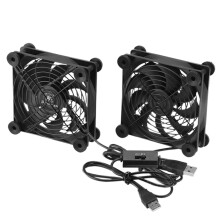 1Mute Radiator Cooler Kunststof Ventilator Voor Set-Top Box