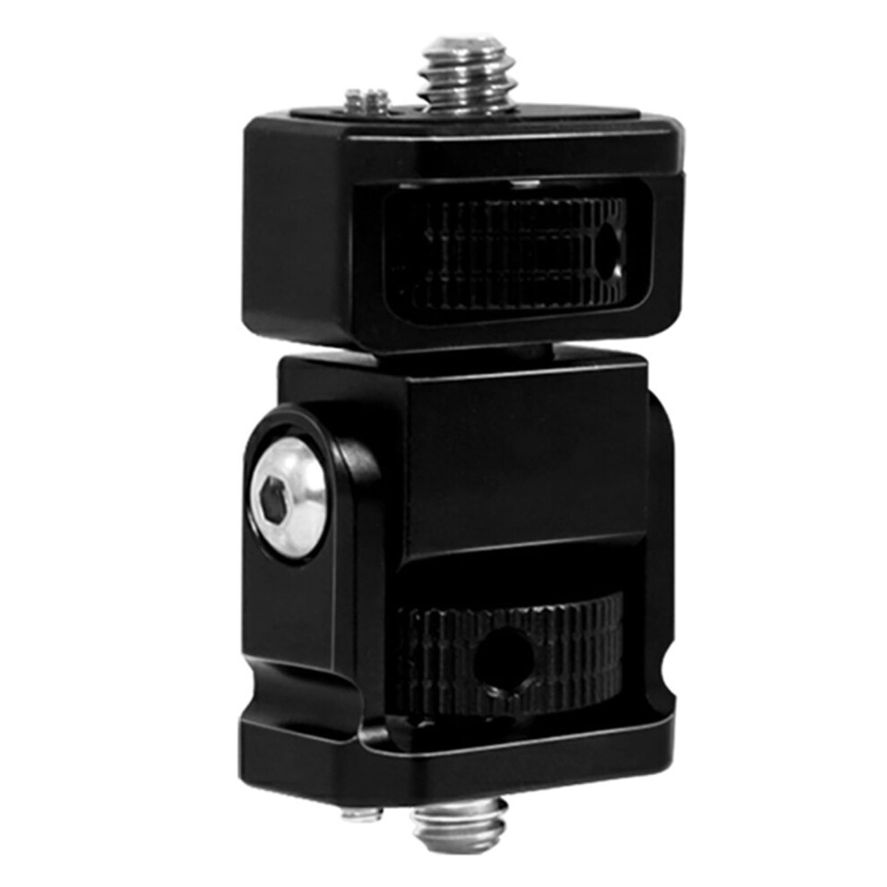 Cold Shoe Mount Adapter 1/4 Quick Release 360 Swivel For Mic Monitor Holder Camera Tripod Bracket Light 9354506215330