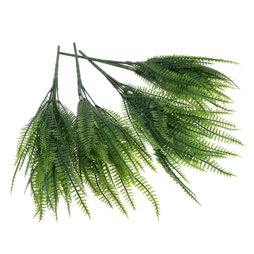 4Pièces Herbe Verte Simulée Plastique Décor Fleurs Maison