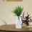 4Pièces Herbe Verte Simulée Plastique Décor Fleurs Maison 9