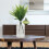 4Pièces Herbe Verte Simulée Plastique Décor Fleurs Maison 10